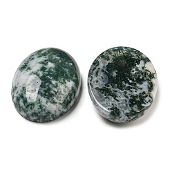 天然樹木瑪瑙ツリーアゲートカボション  オーバル  25x18~18.5x7mm&nbsp;G-M430-01