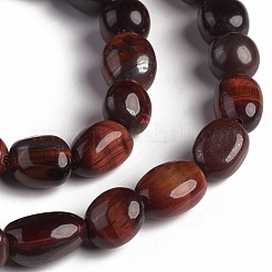 Natural Red Tiger Eye Beads Strands&nbsp;X-G-D0002-D73