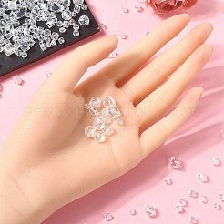 600Pcs 15 Style Electroplate Transparent Glass Beads&nbsp;EGLA-YW0003-08