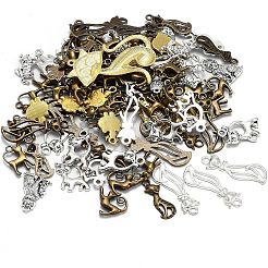 Kitten Theme Tibetan Style Alloy Pendants&nbsp;TIBEP-MSMC018-M2