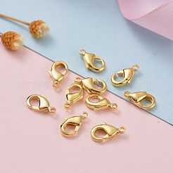 真鍮カニカン  オウムトリガークラスプ  カドミウムフリー＆ニッケルフリー＆鉛フリー  ゴールドカラー  10x5x3mm  穴：1mm&nbsp;KK-901-G-NF