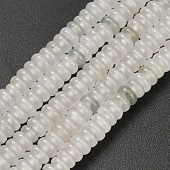天然天山翠珪岩ビーズ連  ロンデル  4x1.5mm  穴：0.7mm  約155個/連  14.96''（38センチメートル）&nbsp;G-L635-A06-4x2mm