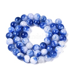 Natural Dyed Persian Jade Beads Strands&nbsp;G-Q609-8mm-01