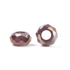 Imitation Jade Glass European Beads&nbsp;GPDL-N005-B14mm-A04