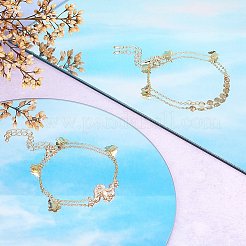 10Pcs Brass Curb Chains Bracelet Making&nbsp;AJEW-UN0001-19