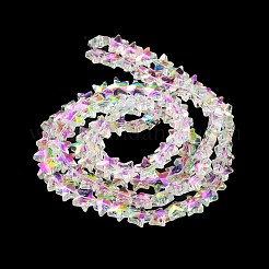 Electroplate Transparent Glass Beads&nbsp;EGLA-Z003-HR01
