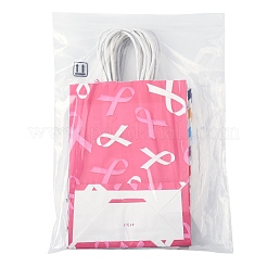 12Pcs 6 Colors Print Paper Packing Tote Bags&nbsp;CARB-FS0001-05