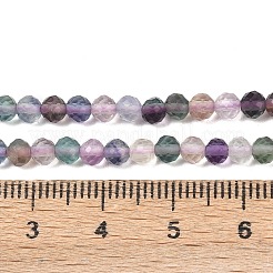 Natural Colorful Fluorite Beads Strands&nbsp;X-G-C261-A01-4mm