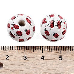 Wood European Beads&nbsp;WOOD-M011-02D