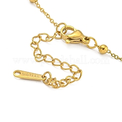 Brass Bowknot Pendant Necklaces&nbsp;NJEW-B115-01G-01
