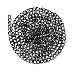 Aluminium Twisted Curb Chains&nbsp;CHA-YW0001-07B