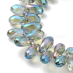 Electroplate Glass Beads Strands&nbsp;EGLA-B006-01A-HR02