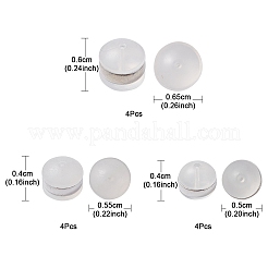 12Pcs 3 Style TPE Plastic Ear Nuts&nbsp;KY-YW0001-51