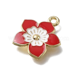 Alloy Enamel Pendants&nbsp;ENAM-D305-04G