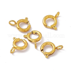 PVD Vacuum Plating 201 Stainless Steel Spring Ring Clasps&nbsp;STAS-J401-LD023-8