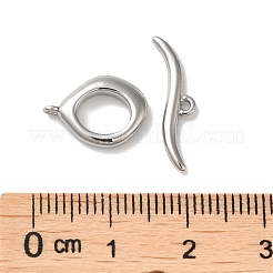 Brass Toggle Clasps&nbsp;KK-P239-04G