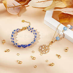 400Pcs Zinc Alloy Lobster Claw Clasps&nbsp;FIND-SP0001-33G