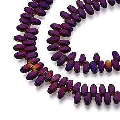 Electroplated Synthetic Non-magnetic Hematite Beads Strands&nbsp;G-T139-65D