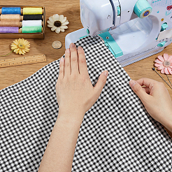 Tartan Cotton Fabric&nbsp;DIY-WH0671-412C