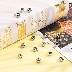 変色しにくい304ステンレススチールチューブベイル  ループベイル  ロンデル保釈ビーズ  ステンレス鋼色  11x6.5x8mm  穴：3mm&nbsp;STAS-G130-26P