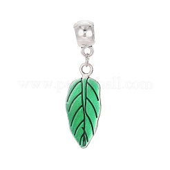 Alloy Enamel European Dangle Charms&nbsp;MPDL-D022-D01-P
