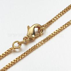 Brass Chain Necklaces&nbsp;MAK-F013-02G