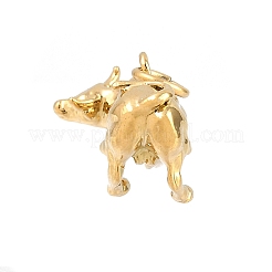 Brass Pendants&nbsp;KK-CBA855A-01G-02