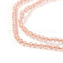 Transparent Glass Beads Strands&nbsp;GLAA-F094-A18