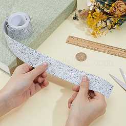 塩ビプラスチック大理石模様マスキングテープ  マスキング用  封印  vennerエッジバンディング  ホワイトスモーク  34.5mm  約3.2m /ロール&nbsp;AJEW-WH20141-29B