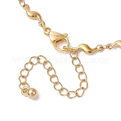 304 Stainless Steel Wave Link Chain Necklaces&nbsp;NJEW-JN05164-01