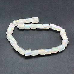 Electroplated Natural Quartz Crystal Beads Strands&nbsp;G-P368-02