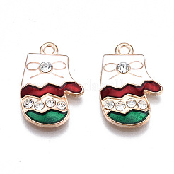 Alloy Enamel Pendants&nbsp;X-ENAM-Q442-032-RS