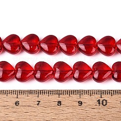 Baking Paint Transparent Glass Beads Strands&nbsp;DGLA-N021-01B-06