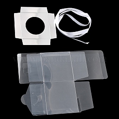 Transparent PET Cupcake Packing Boxes with Paper Base&nbsp;PL-CBA0AB9-01A