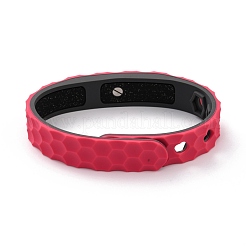Flat Silicone Cord Bracelets&nbsp;BJEW-F421-01G