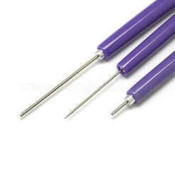 ペーパークイリングツール  分岐ペンペンローリングペン  ステンレス鋼ピンと  スレートブルー  105x9mm  ピン：1~1.5mm  3個/セット&nbsp;X-DIY-R067-29