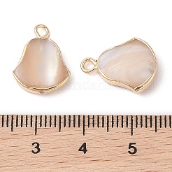 Natural Trochous Shell Pendants&nbsp;SHEL-P017-11G