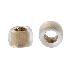 TOHOラウンドシードビーズ  日本製シードビーズ  （989fm）ブロンズライニングクリスタルマット  15/0  1.5mm  穴：0.7mm  約3000PCS /ボトル  10 G /ボトル&nbsp;SEED-JPTR15-0989FM