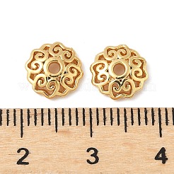 Brass Bead Caps&nbsp;KK-V015-41G-01
