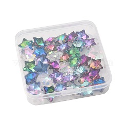 40Pcs 9 Colors Electroplate Glass Charms&nbsp;GLAA-FS0002-67