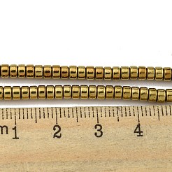 Electroplated Synthetic Non-magnetic Hematite Beads Strands&nbsp;G-K361-A04-01