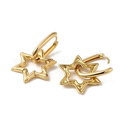 Brass Hoop Earrings&nbsp;EJEW-L271-34KCG