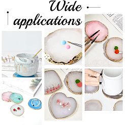 Resin Imitation Agate Coasters for Drinks&nbsp;MRMJ-CA0001-33