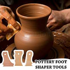 7Pcs Wood Pottery Foot Shaper Tools&nbsp;TOOL-DC0001-29