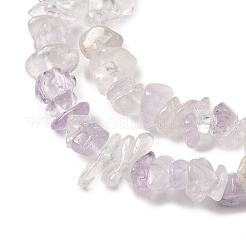 天然石アメジストビーズ連売り  チップ  6~15x5~8x2~8mm  穴：0.8mm  約229~235個/連  30.31~31.30''（77~79.5センチメートル）&nbsp;G-H315-A04-01