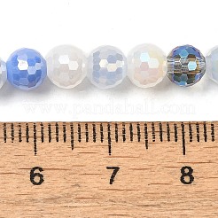 Electroplate Glass Beads Strands&nbsp;EGLA-C007-01A