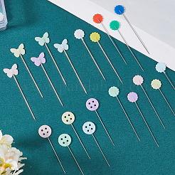 4Boxes 4 Styles Iron Pins&nbsp;FIND-CP0003-03
