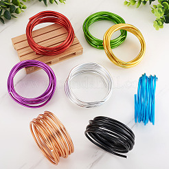 8 Roll 8 Colors Round Aluminum Wire&nbsp;AW-FW0001-03