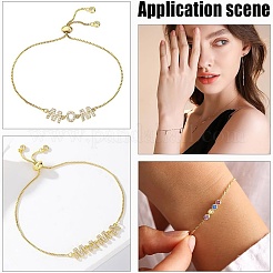 8Pcs 4 Styles 304 Stainless Steel Satellite Chain Bracelet Slider Making&nbsp;AJEW-AR0001-87