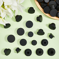 30Pcs 5 Styles Silicone Hole Plugs&nbsp;AJEW-GF0011-63E